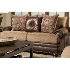 Yellowstone Chocolate Loveseat