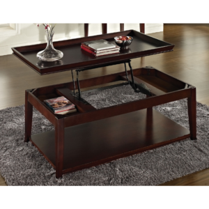 Clemson Lift-Top Cocktail Table with Casters