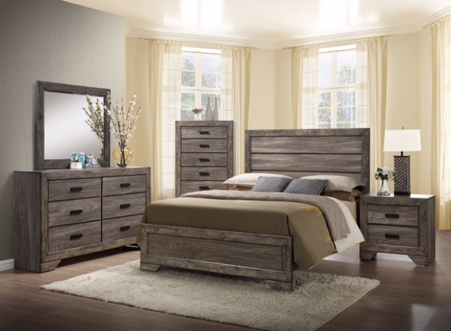 Natural Mansion Queen Bed - Cleo's Furniture