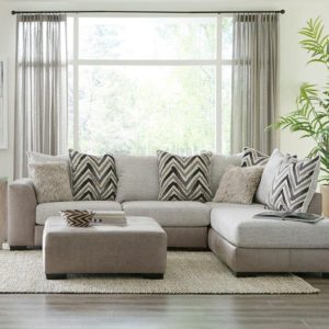 Zaftig Parchment Sectional