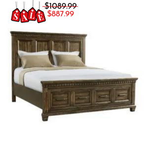 Natural Mansion Queen Bed - Cleo's Furniture