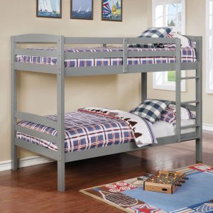 Milo Grey Twin Bunk Bed