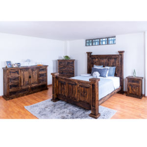 Dark Distressed Bonanza Bedroom Group