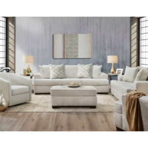 Ritzy Cream Living Room Group