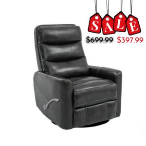 Layla Dark Grey Swivel Recliner