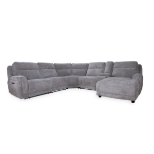 Milan Graphite Power Reclining Sectional with Chaise 70043 Milan Graphite
