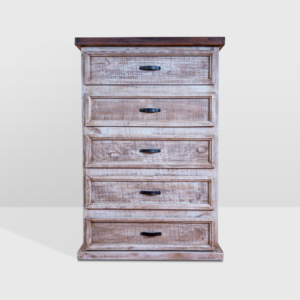 Weathered Farmhouse Five Drawer Chest