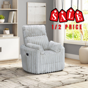 Silver Swivel Glider Recliner