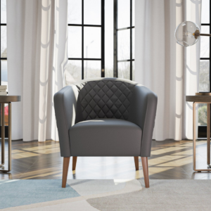 Webster Barrel Grey Chair