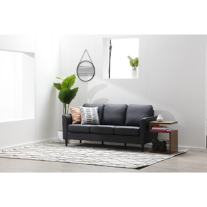 Atwood Black Upholstered Curved Arm Sofa WKXC09 Atwood (5)