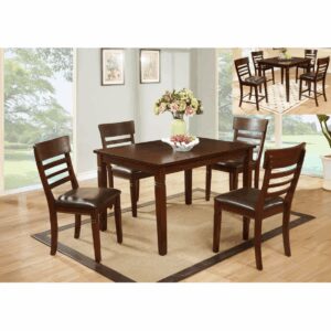 Maddox Five Piece Pub Table Set