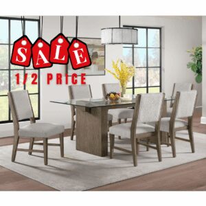 Connor Dining Table and Six Chairs Connor Dining Table and Six Chairs