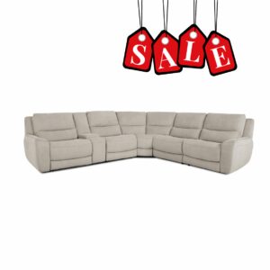Lucky 6 Pc Power Recline Sectional 70777 Lucky Recline Sectional (1)