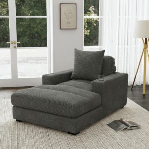 Arizona Steno Charcoal Living Room