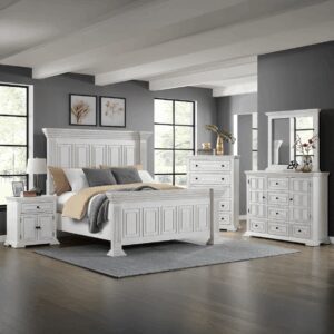 Heather Rustic White Main Bedroom