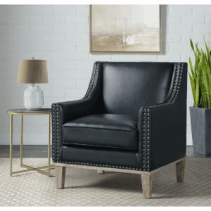 Augusta Phoenix Black Accent Chair