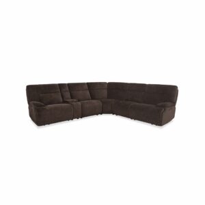 Mahoney Lucie Brown 6 Pc Sectional Dual Power (1)