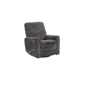Cozy Gunmetal Swivel Glider Recliner (1)